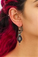 Orecchini Ayala Bar Donna Obsidian in Lega metallica Cristallo C2374 - C2374